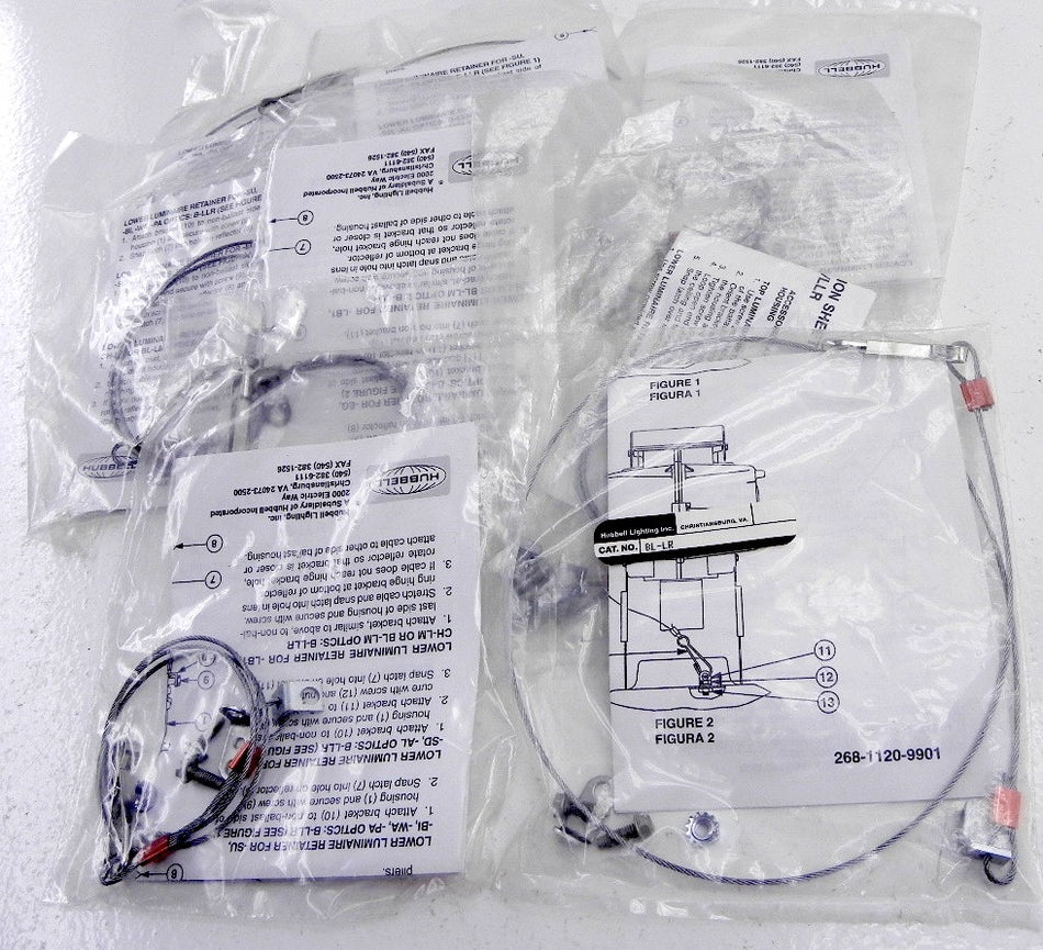 Hubbell Lighting Lower Luminaire Retainer BL-LR  (8) - Advance Operations