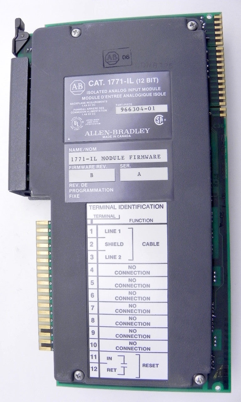 Allen-Bradley Isolated Analog Input Module 1771-IL - Advance Operations