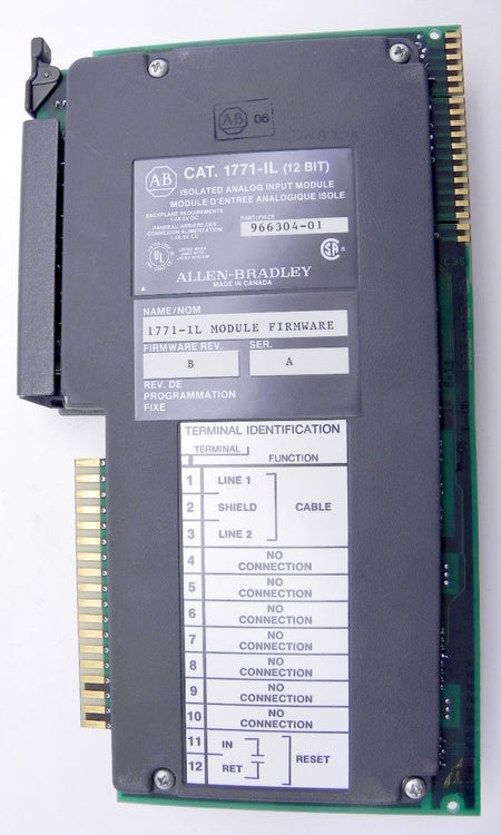 Allen-Bradley Isolated Analog Input Module 1771-IL - Advance Operations