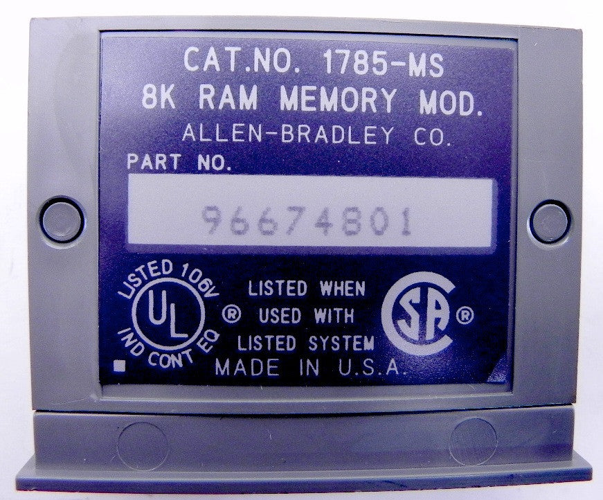 Allen-Bradley Ram Memory 1785-MS - Advance Operations