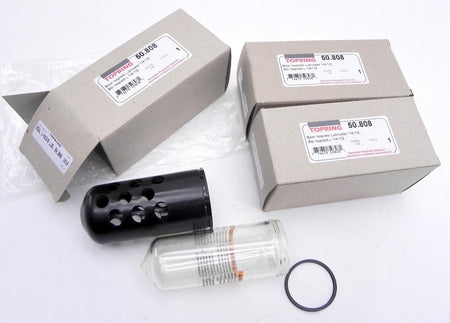 Topring Lubricator Bowl Isoplast 1/4 50.808 (Lot of 3) - Advance Operations