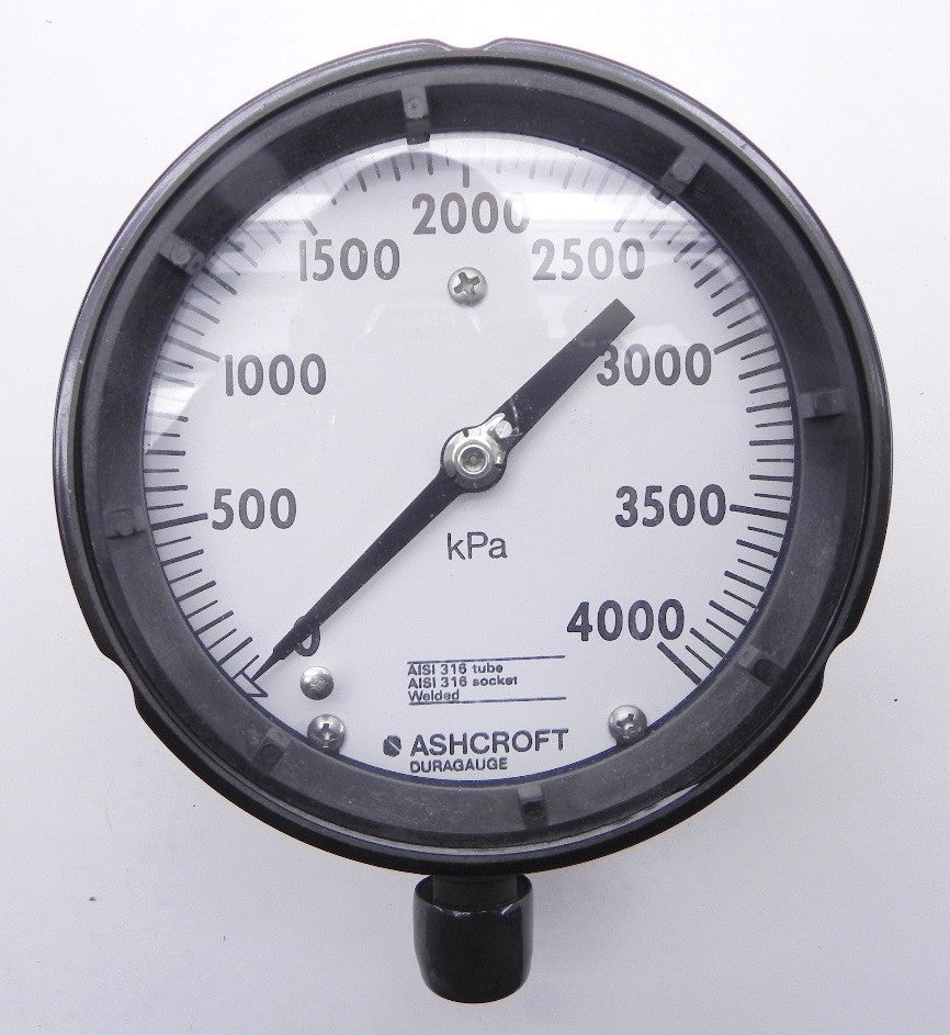 Ashcroft Duragauge Gauge 4000 Kpa 45-1279SS-4L - Advance Operations