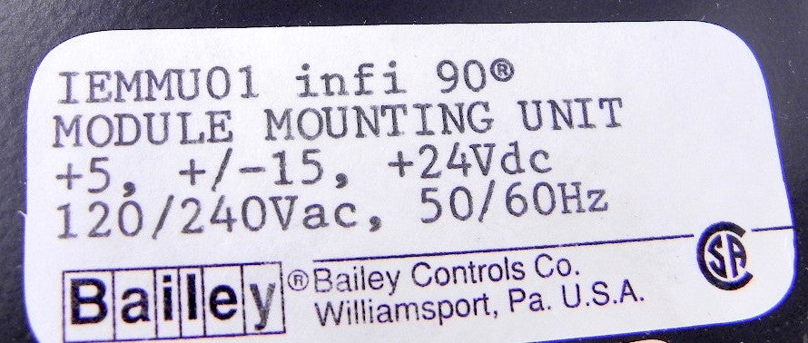 Bailey Module Mounting Unit IEMMU01 - Advance Operations
