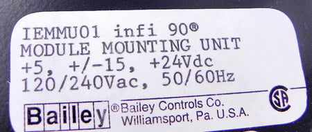 Bailey Module Mounting Unit IEMMU01 - Advance Operations