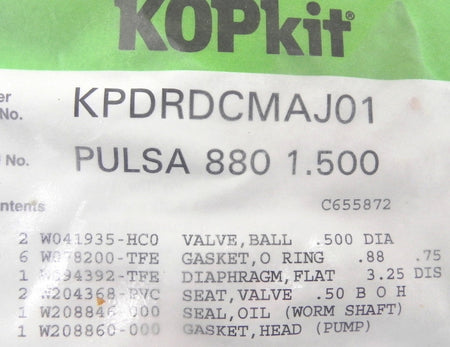 Pulsafeeder Kopkit 880 1.5000 - Advance Operations