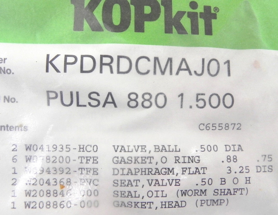 Pulsafeeder Kopkit 880 1.5000 - Advance Operations