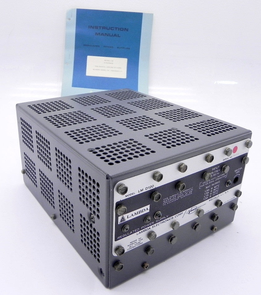 Lambda Regulated Power Supply LM D120 - Advance Operations