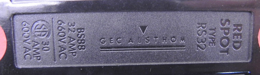 Gec Alsthom Red Spot Fuse Block Holder Type RS32 (2) - Advance Operations