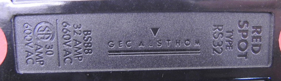 Gec Alsthom Red Spot Fuse Block Holder Type RS32 (2) - Advance Operations