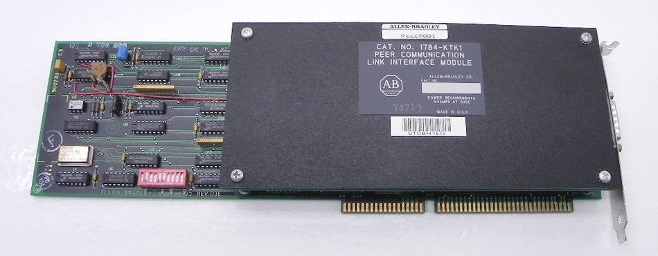 Allen-Bradley Peer Communication Module 1784-KtK1 - Advance Operations