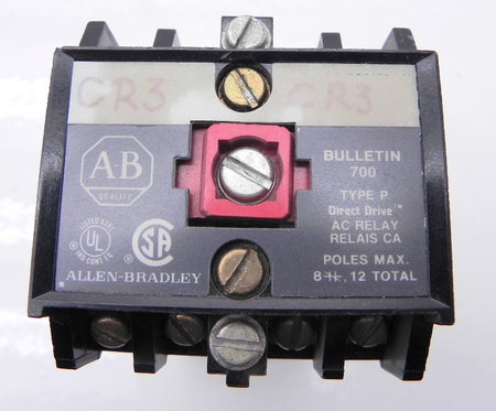 Allen-Bradley Contact AC Relay 700-P800A1 (Lot of 2) - Advance Operations