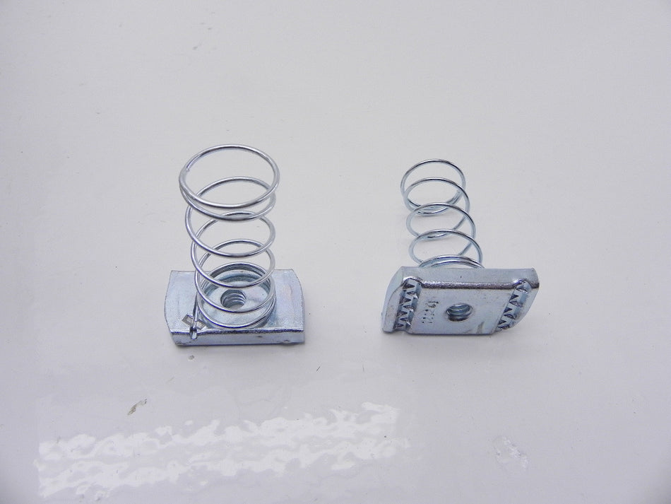 Cooper B-Line Zink Spring Lock Nut N224 1/4 (Lot of 56) - Advance Operations