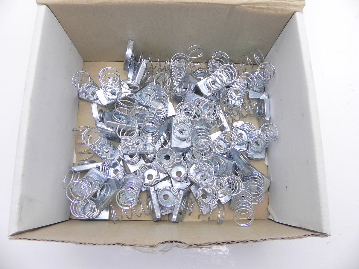 Cooper B-Line Zink Spring Lock Nut N224 1/4 (Lot of 56) - Advance Operations