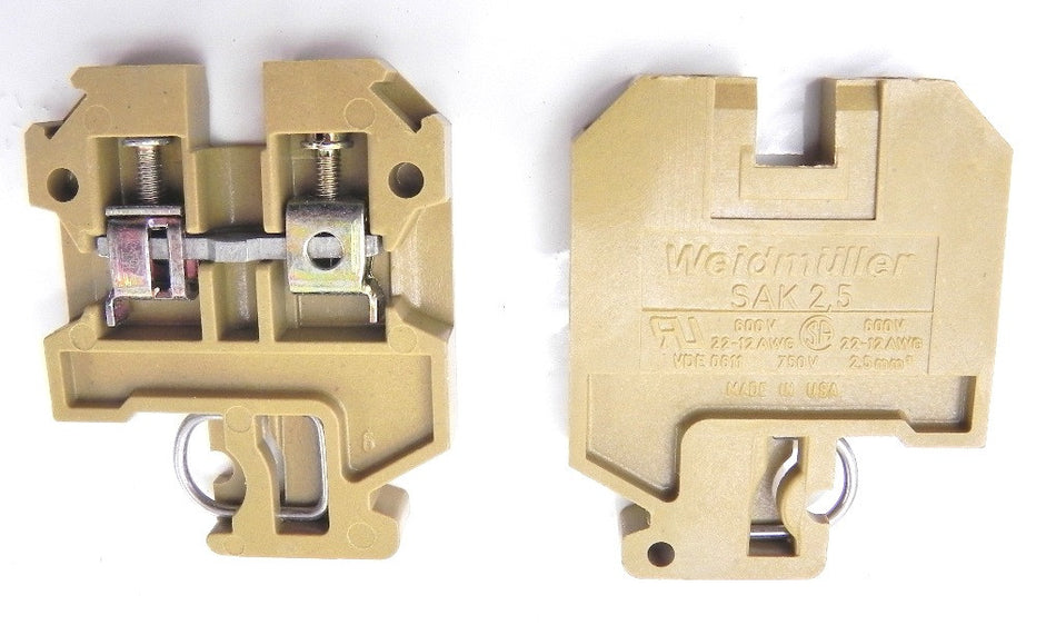 Weidmuller Terminal Block SAK2.5 (Lot of 45) - Advance Operations