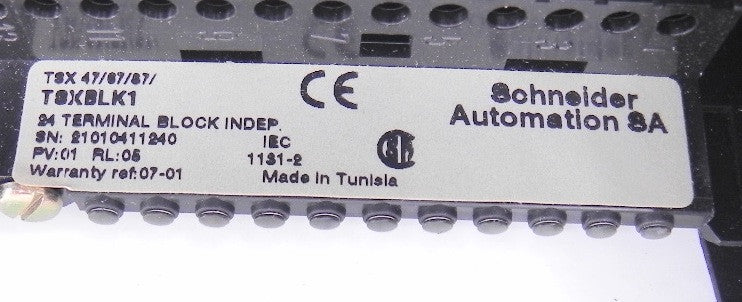 Schneider Telemecanique Terminal Block TSX BLK 1 24 - Advance Operations