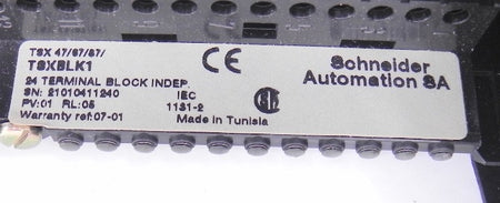 Schneider Telemecanique Terminal Block TSX BLK 1 24 - Advance Operations