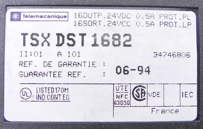 Telemecanique 16 Output Module TSX DST 1682 - Advance Operations