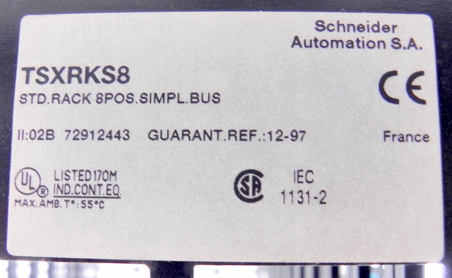 Schneider 10 Slots Rack TSXRKS8 - Advance Operations