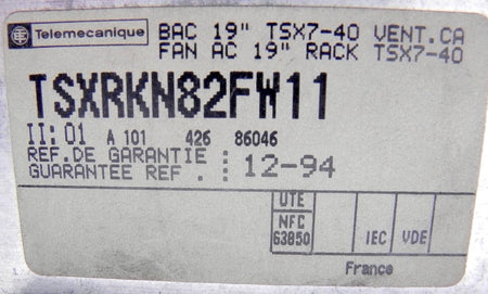 Telemecanique 10 Slot Rack TSXRKN82W11 - Advance Operations