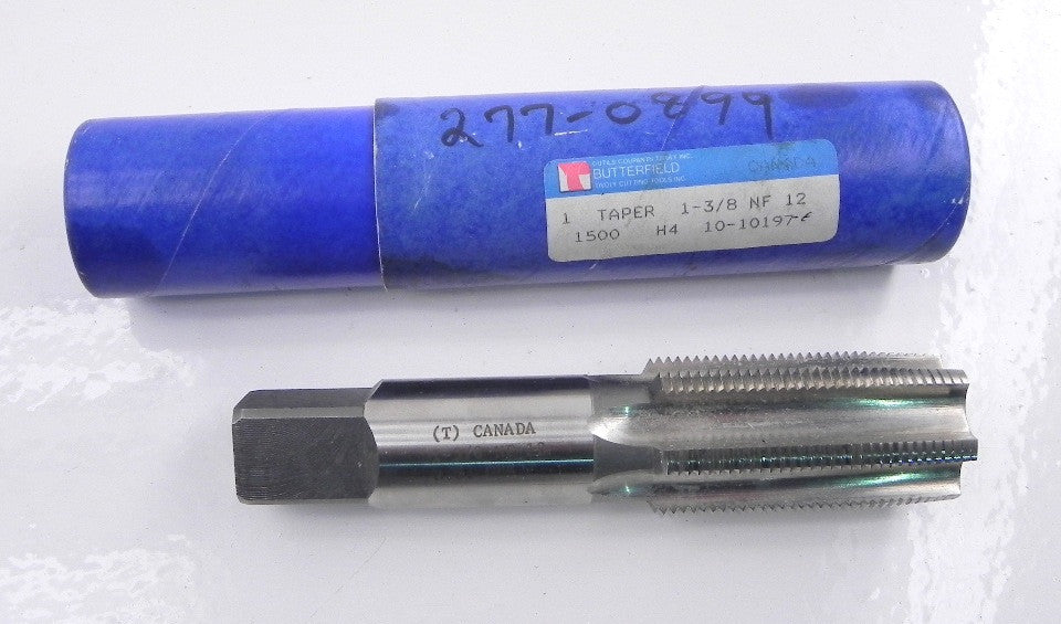Butterfield Straight Flute Tap 10-10197 1-3/8"-12 H4 - Advance Operations