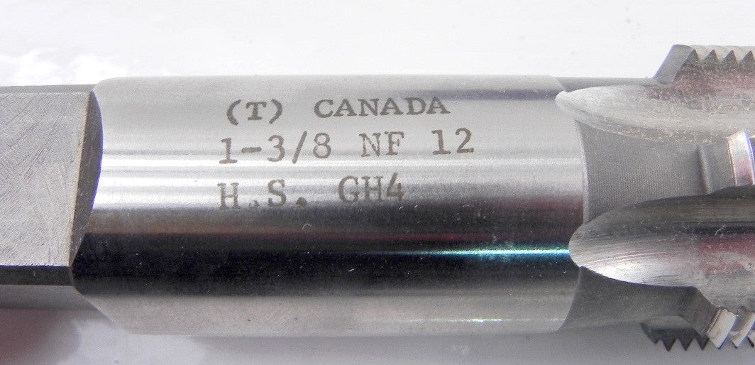 Butterfield Straight Flute Tap 10-10197 1-3/8"-12 H4 - Advance Operations