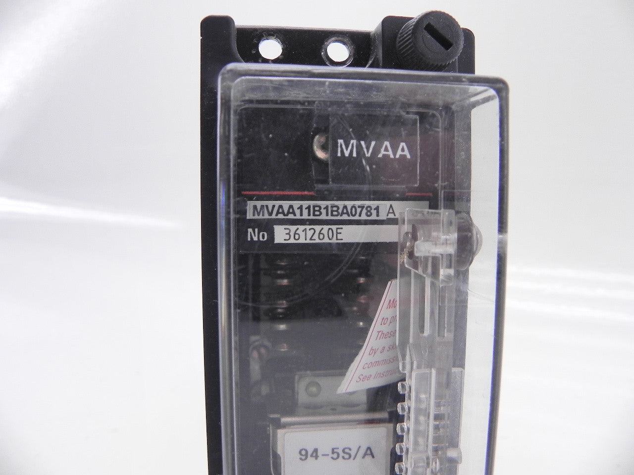 GEC Alsthom Auxiliary relay MVAA11B1BA0781A - Advance Operations