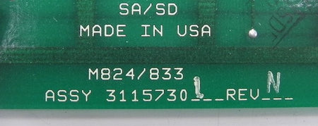 SKF SA/SD PLC Card Board 3115730 1 31157200 B - Advance Operations