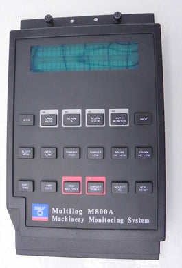 SKF Machinery Monitoring Keypad M800A Model CMMA815-00 - Advance Operations