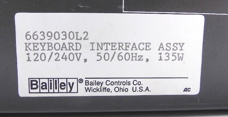 ABB Bailey Infi90 Operator Interface Station 6639030L2 - Advance Operations