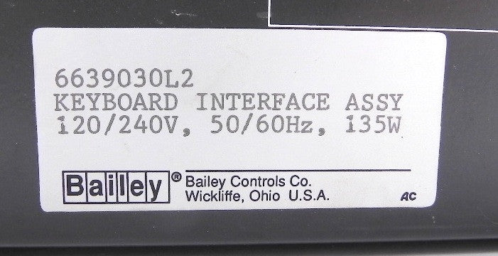 ABB Bailey Infi90 Operator Interface Station 6639030L2 - Advance Operations