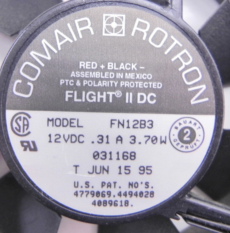Comair Rotron Flight II DC Fan FN1283 (Lot of 4) - Advance Operations