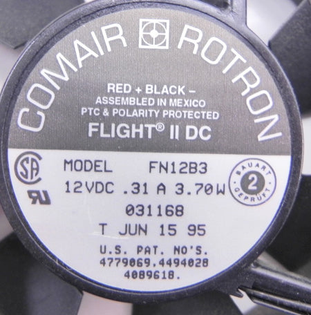 Comair Rotron Flight II DC Fan FN1283 (Lot of 4) - Advance Operations