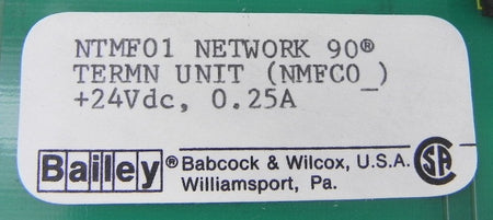 ABB Bailey Termination Unit Module NTMF01 Network 90 1 Year Warranty - Advance Operations