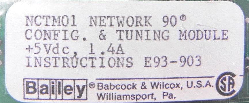ABB Bailey Configuration & Tuning Module NCTM01 - Advance Operations