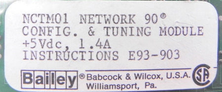 ABB Bailey Configuration & Tuning Module NCTM01 - Advance Operations