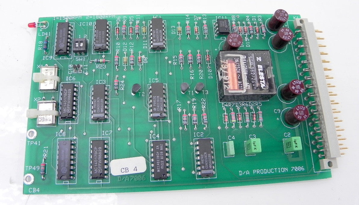 Sunds Defibrator AB TCD Logic Card D/A Production 7006 - Advance Operations