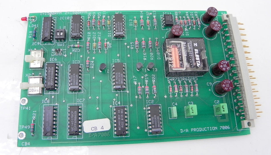 Sunds Defibrator AB TCD Logic Card D/A Production 7006 - Advance Operations