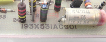 GE Diagnostic Circuit Board 193X531ACG01 - Advance Operations