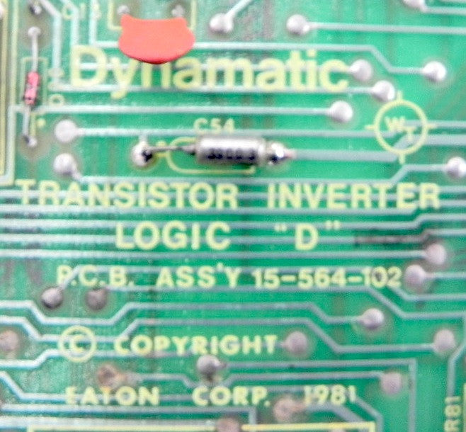 Eaton Dynamatic Transistor Inverter Logic 15-564-102 - Advance Operations