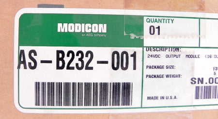 Modicon 24Vdc Output Module 16 Output AS-B232-001 - Advance Operations