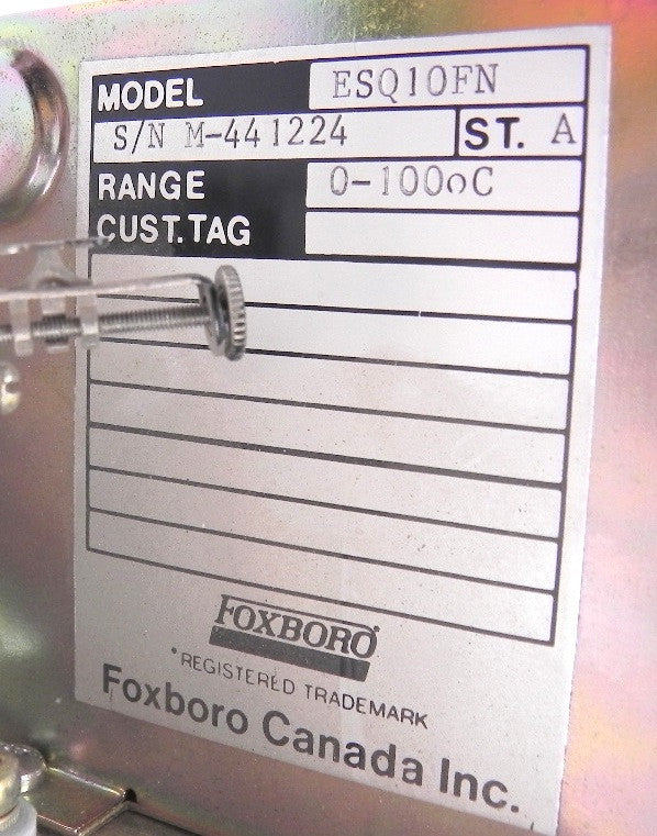 Foxboro Electronic Servo Element Assembly ESQ10FN - Advance Operations