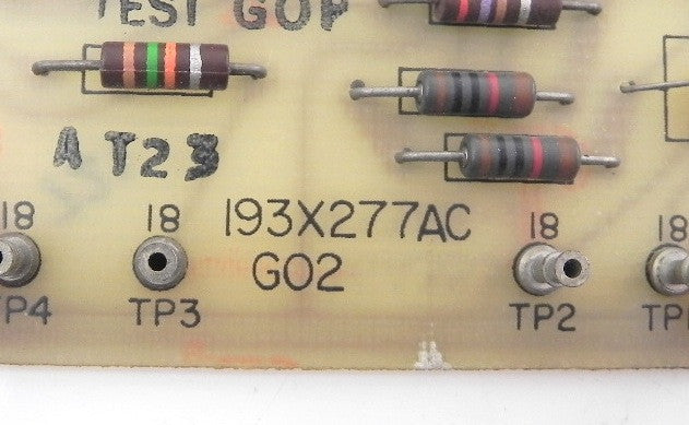GE Signal Level Detector Board 193X277AC G02 - Advance Operations
