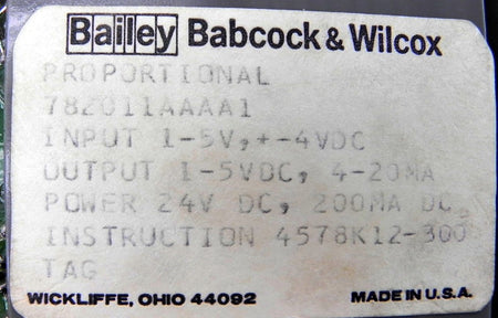 Bailey Proportional Unit Board 782011AAAA1 - Advance Operations