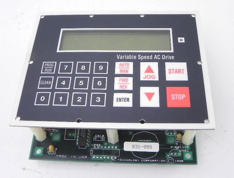 Technology Corporation Variable Speed AC Drive 831-001 Board - Advance Operations