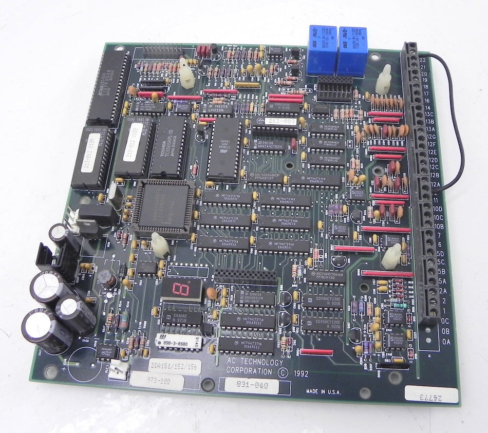 Technology Corporation Control Board 831-040 - Advance Operations