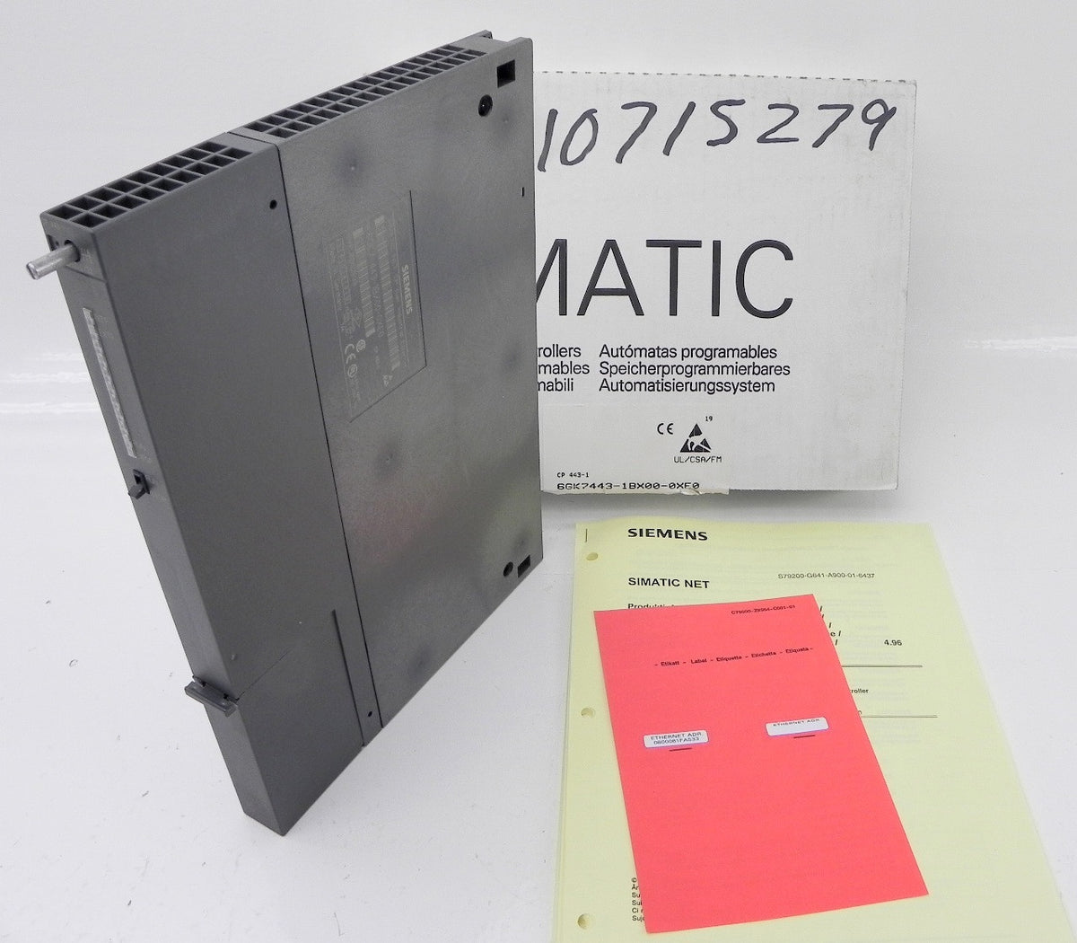 Siemens CP Fuer Industrial Ethernet 6GK7 443-1BX00-0XE0 - Advance Operations