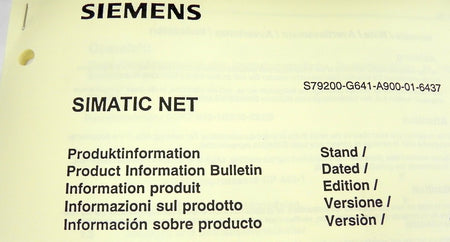 Siemens CP Fuer Industrial Ethernet 6GK7 443-1BX00-0XE0 - Advance Operations