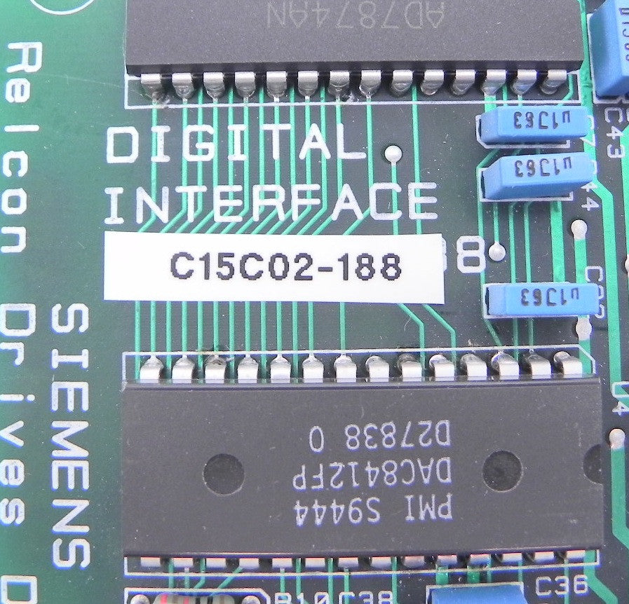Siemens Digital Interface C15C02-188 - Advance Operations