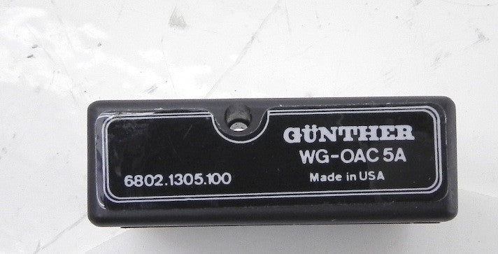 Gunther Solid State Relay WG-OAC-5A - Advance Operations