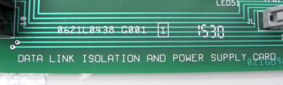 Data Link Power Supply Card 062110438 G001 - Advance Operations